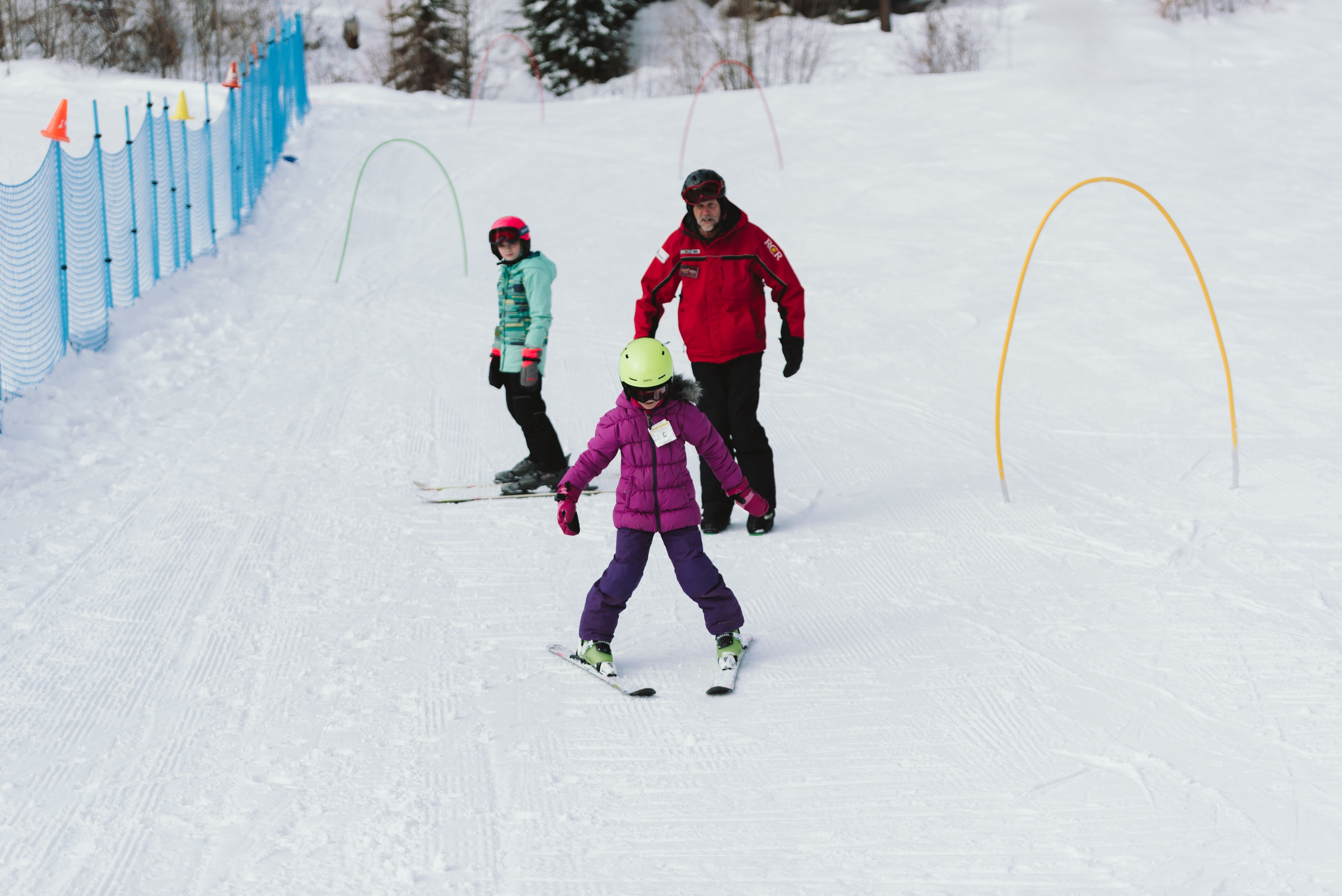 Kids & Teens 2+2 Hour Split Day Private Ski Lesson (Age 6-17)